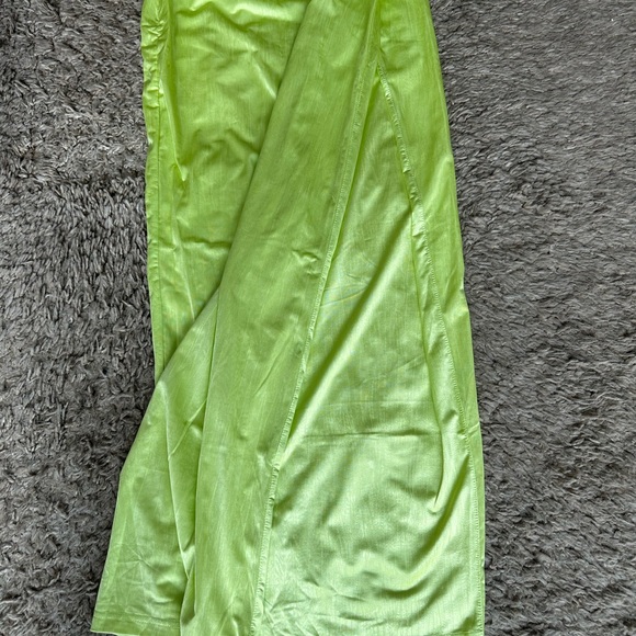 Lime green super down skirt set - Picture 5 of 7